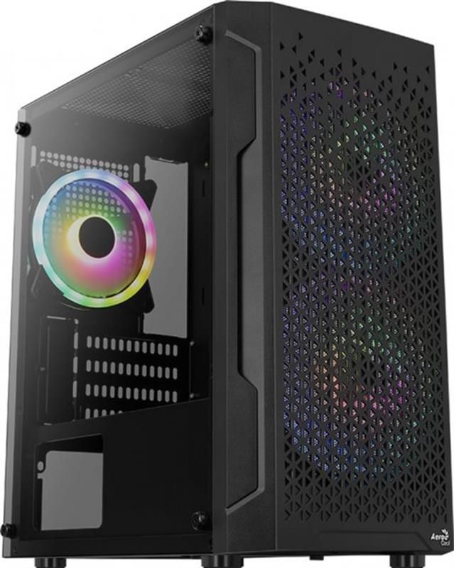 Корпус AeroCool Trinity Mini (Trinity Mini-G-BK-v2) Black без БЖ