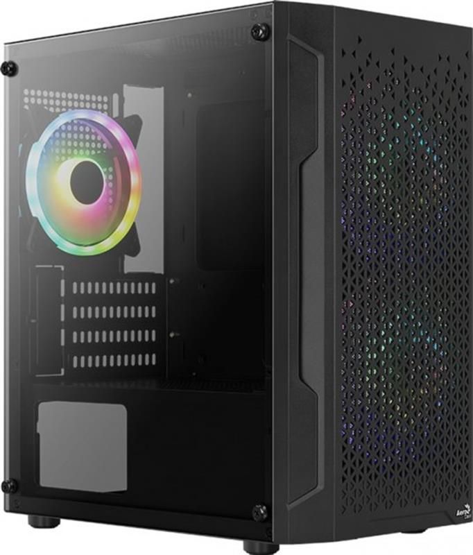 Корпус AeroCool Trinity Mini (Trinity Mini-G-BK-v2) Black без БЖ