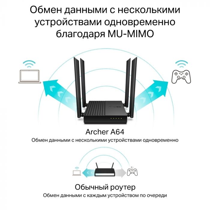 Бездротовий маршрутизатор TP-Link Archer A64