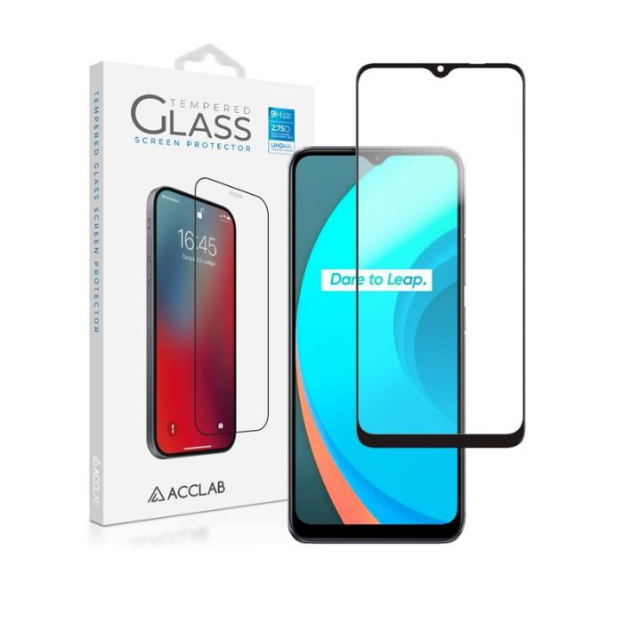 Захисне скло ACCLAB Full Glue для Realme С11 2021 Black (1283126513558)