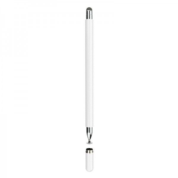 Стілус універсальний Goojodoq 2 в 1 Capacitive Drawing Point Ball White (1005001792837306W)