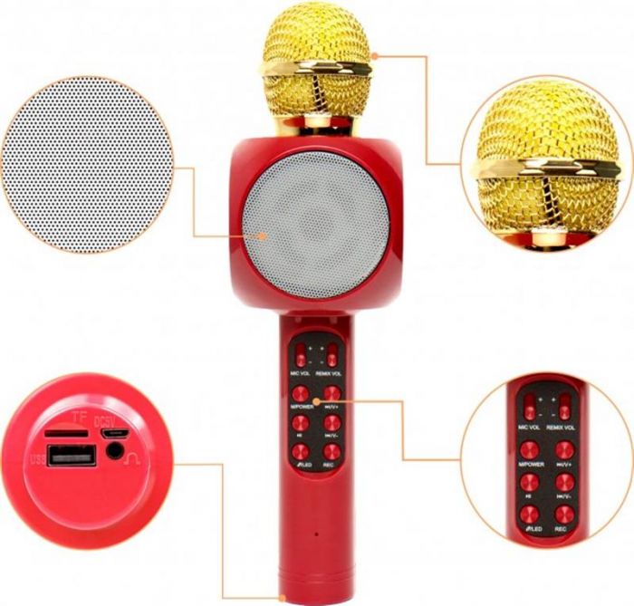 Караоке-мікрофон Optima Wster MK-2 Red (WS-MK-2-RD)