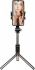 Трипод Dispho WS-18002 Selfie Stick Tripod Bluetooth Black (DSP-WS18002)