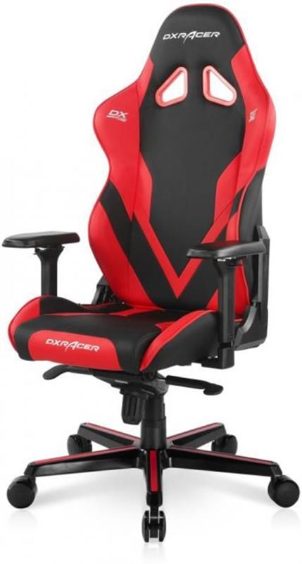 Крісло для геймерів DXRAcer G Series D8200 GC-G001-NR-B2-NVF Black/Red