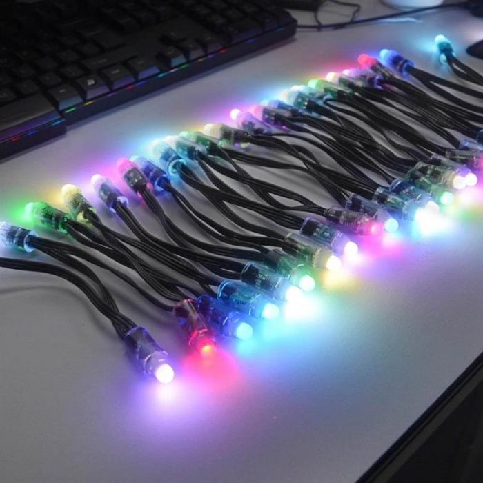 Smart LED RGB гірлянда ColorWay (CW-GS-60L10UMC) 60LED, 10м, WiFi, Bluetooth, синхронізація світла з музикою