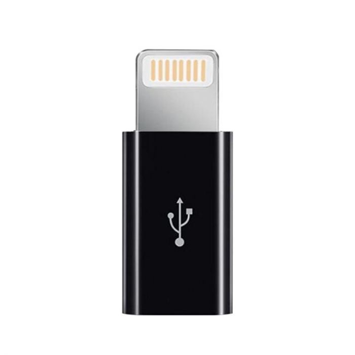 Адаптер XoKo AC-030 microUSB-Lightning Black (XK-AC030-BK)