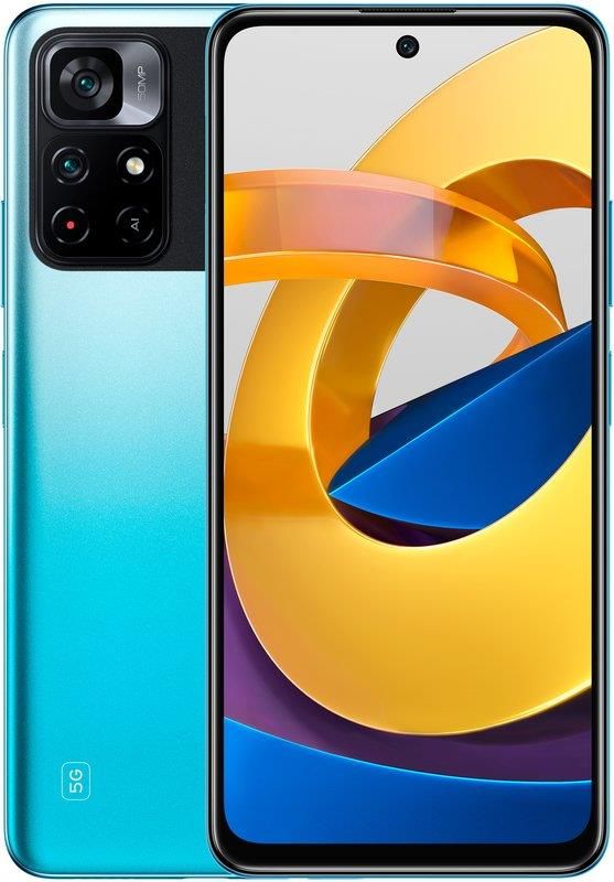 Смартфон Xiaomi Poco M4 Pro 5G 6/128GB Dual Sim Blue EU_