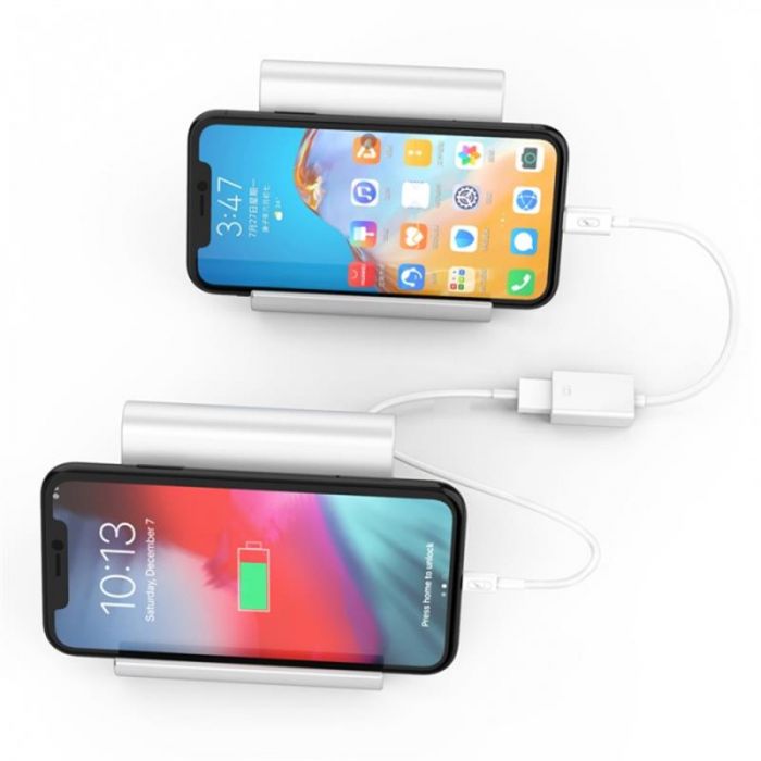 Перехідник SkyDolphin OT02 OTG USB Type-C - USB (M/F), White (ADPT-00018)