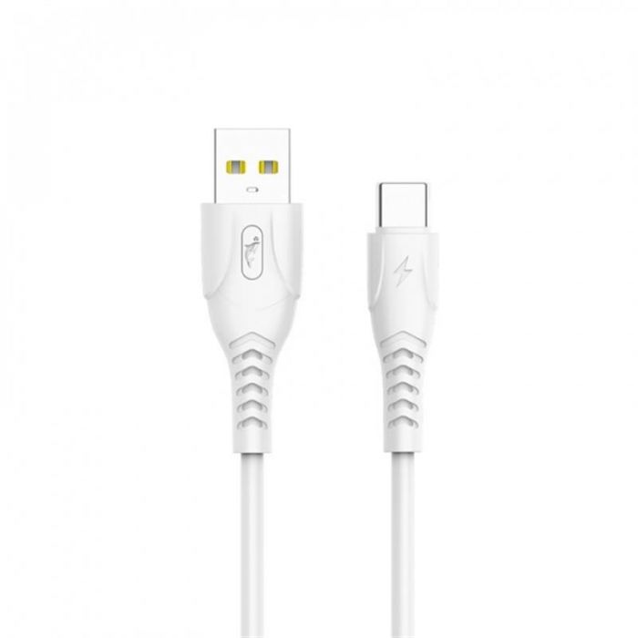 Кабель SkyDolphin S08T USB - USB Type-C (M/M), 1 м, White (USB-000562)