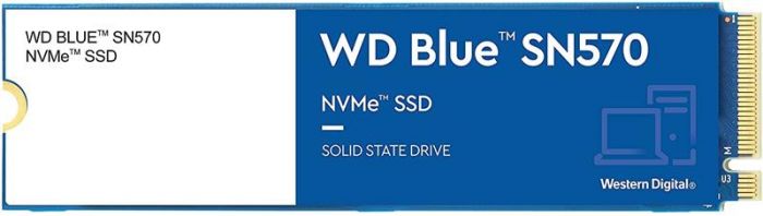 Накопичувач SSD 1ТB WD Blue SN570 M.2 2280 PCIe 3.0 x4 3D TLC (WDS100T3B0C)