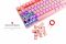 Клавіатура Motospeed K82 Hot-Swap Outemu Blue Ukr (mtk82phsb) Pink USB