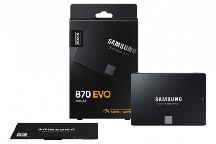 Накопичувач SSD  250GB Samsung 870 EVO 2.5" SATAIII MLC (MZ-77E250B/EU)