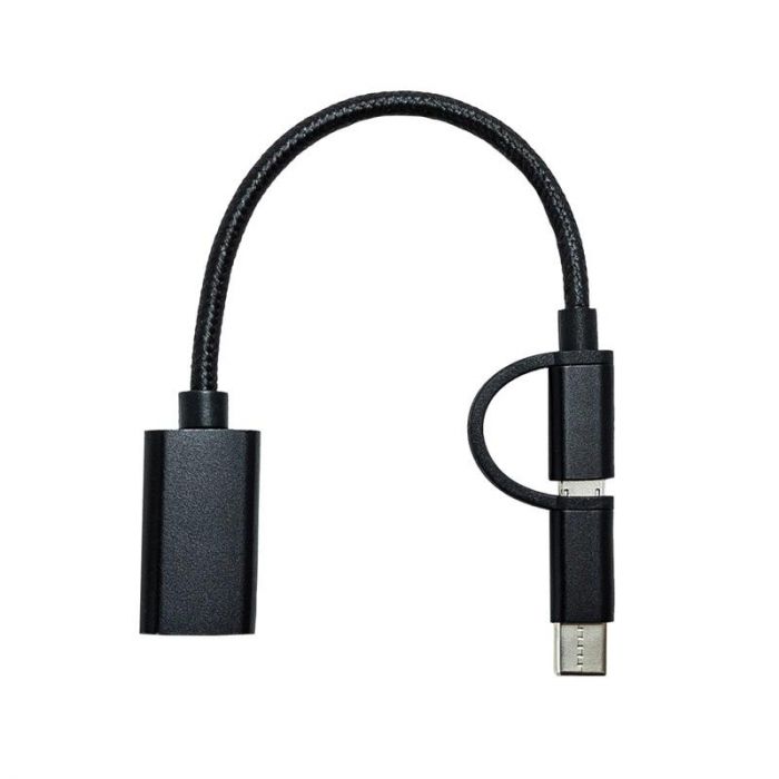 Адаптер XoKo USB 3.0 - microUSB/USB Type-C Black (AC-150-BK)