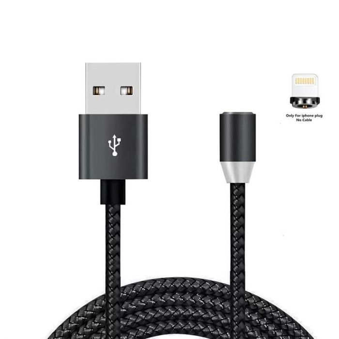 Кабель XoKo SC-355i Magneto USB - Lightning (M/M), 1.2 м, Black (SC-355i MGNT-BK)