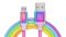 Кабель REAL-EL Premium Rainbow USB-microUSB 1m  (EL123500052)