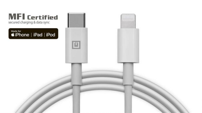 Кабель REAL-EL USB Type-C - Lightning (M/M), 1 м, White (EL123500057)