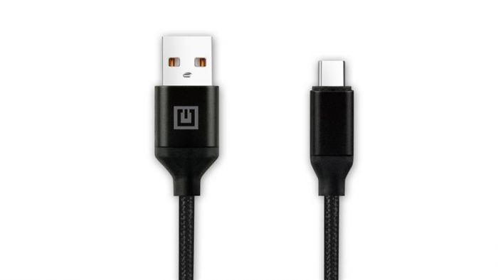 Кабель REAL-EL Premium Fabric USB - USB Type-C (M/M), 2 м, Black (EL123500047)