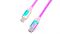 Кабель REAL-EL Premium Rainbow USB Type C-USB Type C 1m (4743304104741)