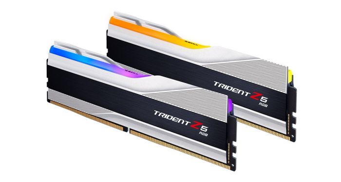 Модуль пам`ятi DDR5 2x16GB/6000 G.Skill Trident Z5 RGB Silver (F5-6000J3636F16GX2-TZ5RS)