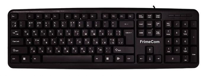 Клавіатура FrimeCom K11 Ukr Black USB