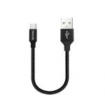 Кабель ColorWay USB - USB-Type-C (M/M) 2.4А, 0.25 м, Black (CW-CBUC048-BK)