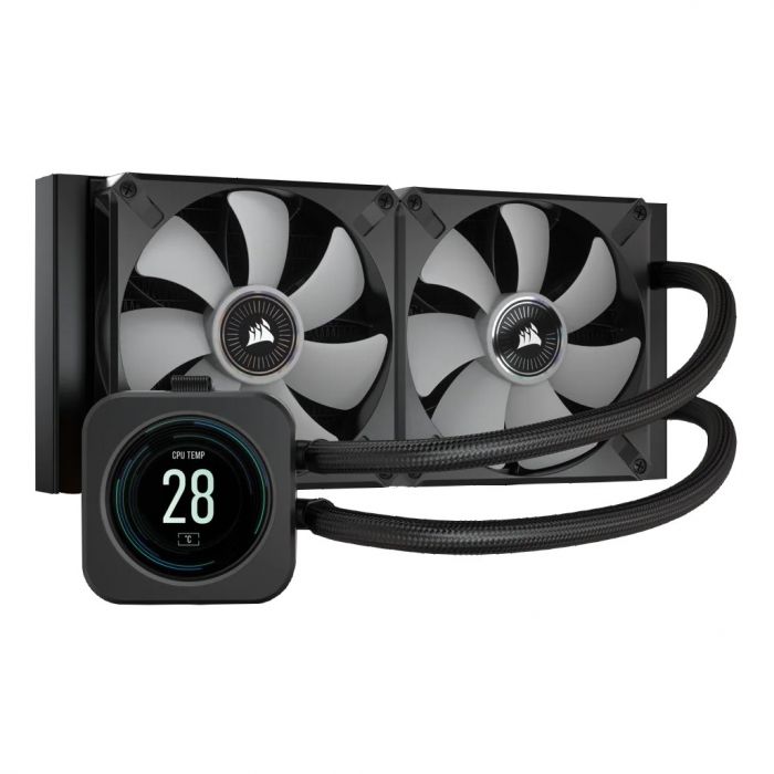 Система водяного охолодження Corsair iCUE H100i Elite LCD Display Liquid CPU Cooler (CW-9060061-WW)