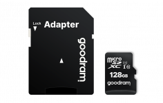 Карта пам`яті MicroSDXC 128GB UHS-I Class 10 Goodram + SD-adapter (M1AA-1280R12)