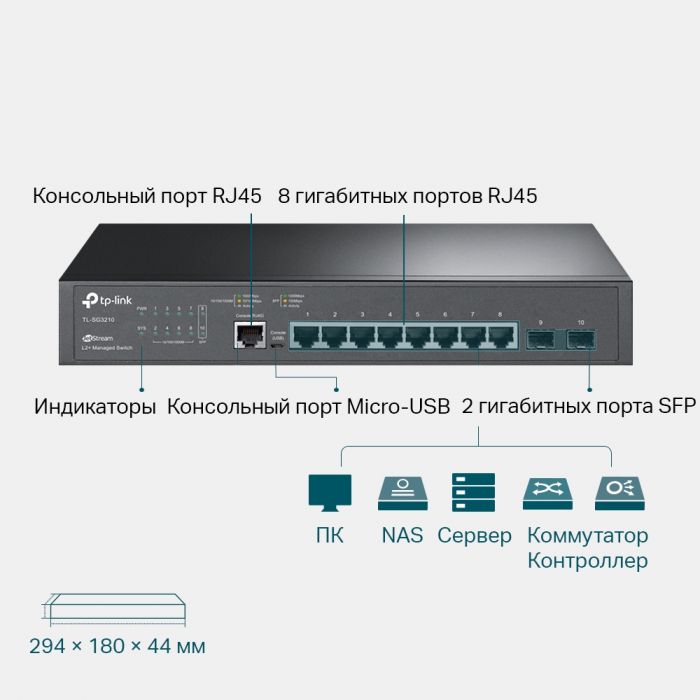 Комутатор TP-Link TL-SG3210