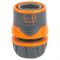 Конектор 1/2" швидкознімний для шланга 1/2" з замком (ABS+TPR) FLORA (5015464)