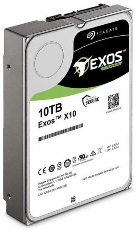 Накопичувач HDD 3.5" SATA 10.0TB Seagate Exos X10 7200rpm 256MB (ST10000NM0086)