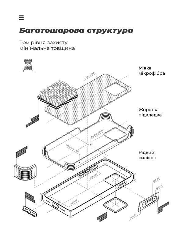 Чохол-накладка Armorstandart Icon для Xiaomi Redmi 10 Dark Blue (ARM59835)