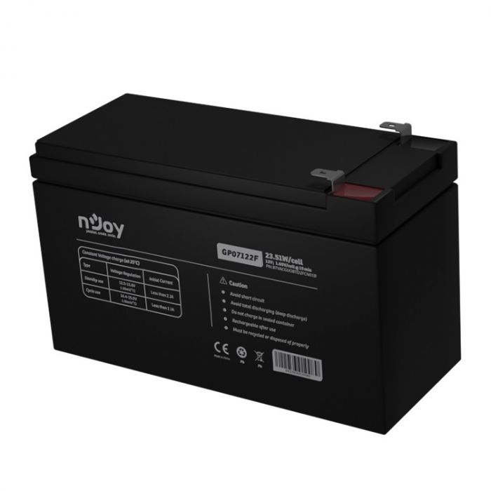 Акумуляторна батарея Njoy GP07122F 12V (BTVACGUOBTD2FCN01B) VRLA