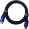 Кабель ATcom HDMI - HDMI V 2.1 (M/M), Real 8K 48Gbps, 10 м, Black/Blue (88810)