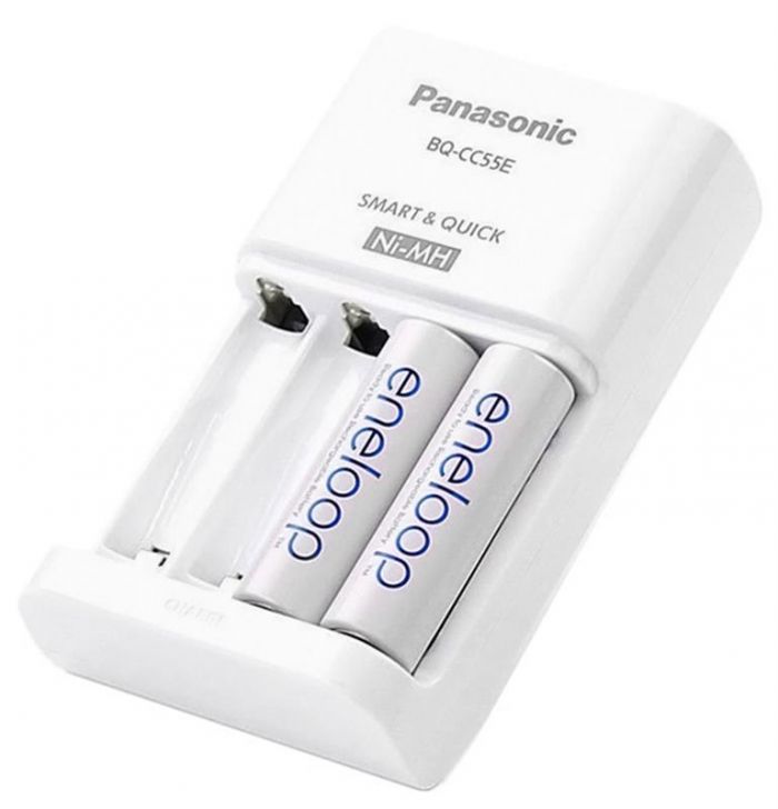 Зарядний пристрiй Panasonic Smart-Quick Charger + Eneloop AA/HR06 Ni-Mh 1900 mAh BL 4 шт