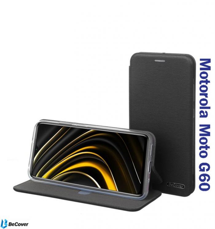 Чохол-книжка BeCover Exclusive для Motorola Moto G60/G60s Black (706996)