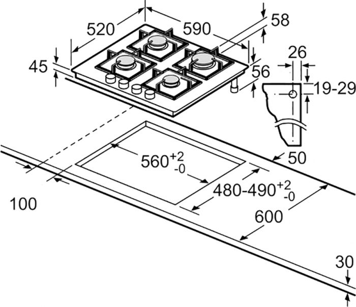 Варильна поверхня Bosch PNP6B6O92R