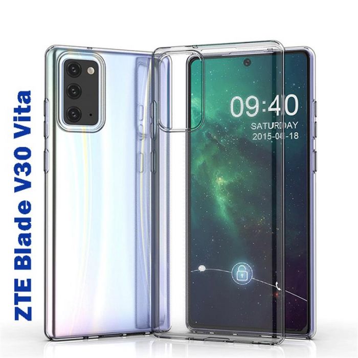 Чохол-накладка BeCover для ZTE Blade V30 Vita Transparancy (707144)