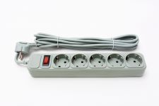 Фільтр живлення ProLogix (PRS-050P5-45G) 5 розеток, 4.5 м, сірий