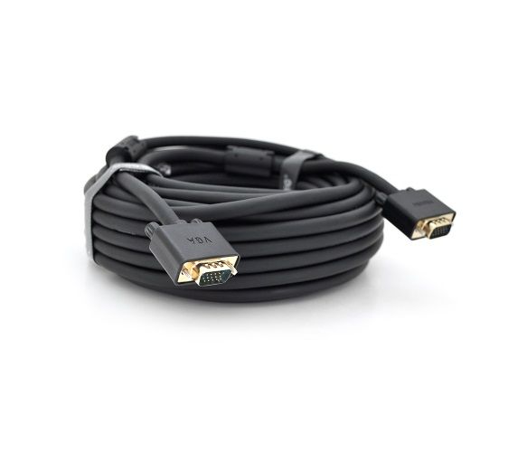 Кабель Veggieg VGA - VGA, (M/M), 15 м, Black (YT-VGA(M)/(M)3+6VG-15/19697)