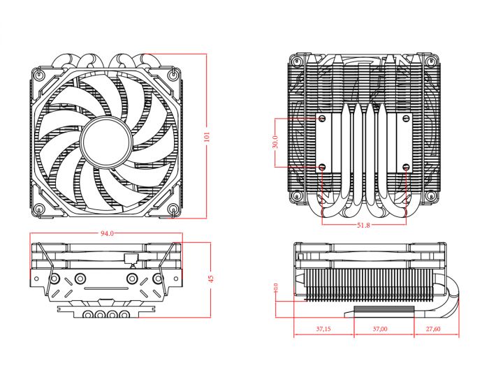 Кулер процесорний ID-Cooling IS-40X V2