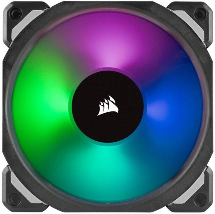 Вентилятор Corsair ML120 Pro RGB (CO-9050075-WW), 120x120x25мм, 4-pin, чорний