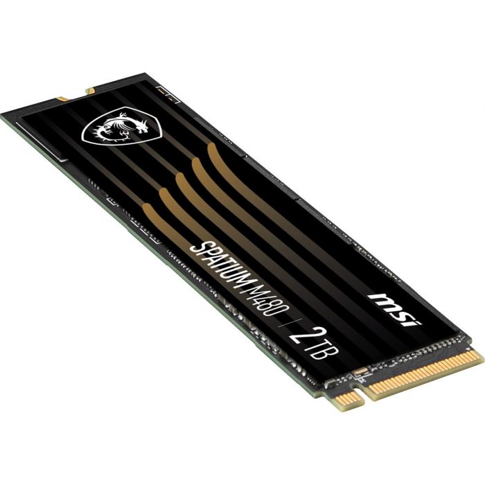 Накопичувач SSD 2TB MSI Spatium M480 M.2 2280 PCIe 4.0 x4 NVMe 3D NAND TLC (S78-440Q150-P83)