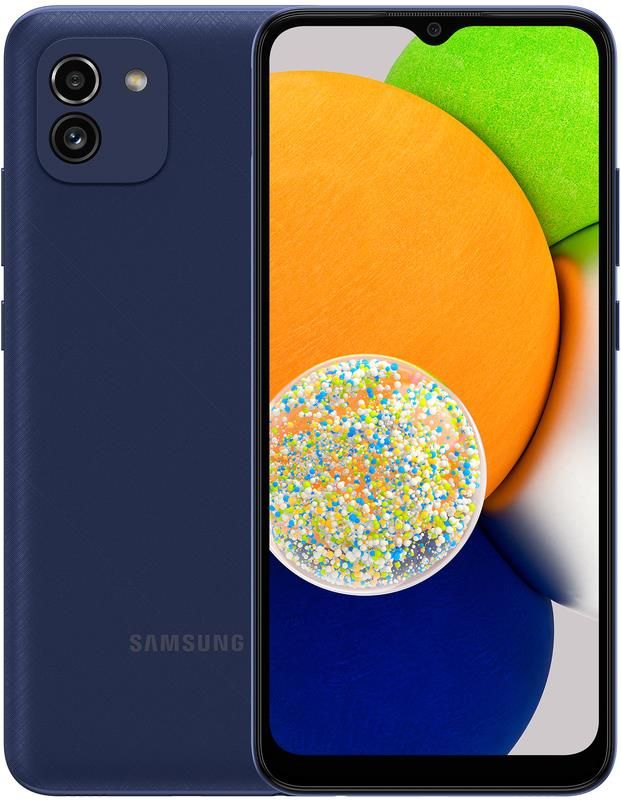 Смартфон Samsung Galaxy A03 SM-A035 4/64GB Dual Sim Blue (SM-A035FZBGSEK)