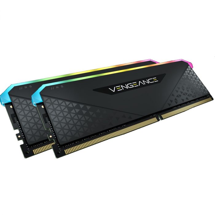 Модуль пам`ятi DDR4 2x32GB/3600 Corsair Vengeance RGB RS Black (CMG64GX4M2D3600C18)