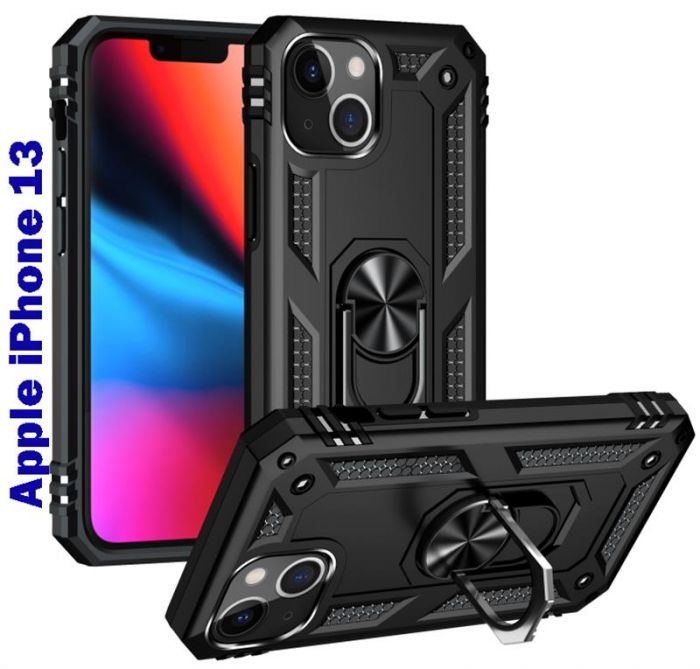 Чохол-накладка BeCover Military для Apple iPhone 13 Black (707103)