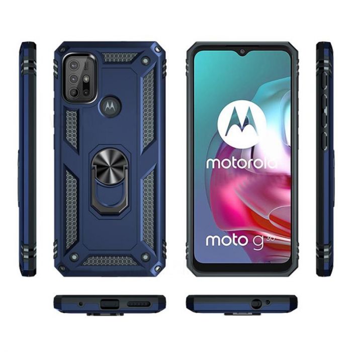 Чохол-накладка BeCover Military для Motorola Moto G10/G10 Power/G20/G30 Blue (707106)