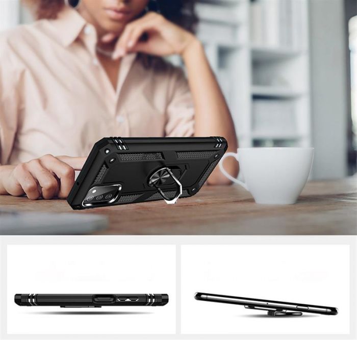 Чохол-накладка BeCover Military для Samsung Galaxy A03s SM-A037 Black (707114)