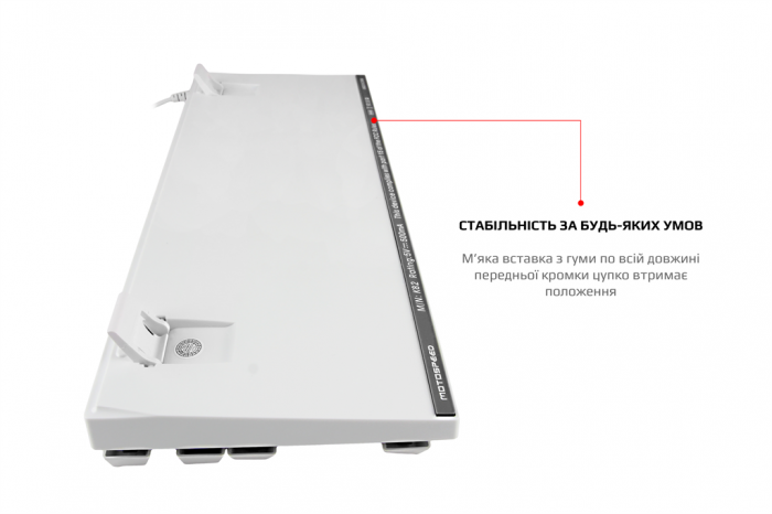 Клавіатура Motospeed K82 Hot-Swap Outemu Red White (mtk82whsr)