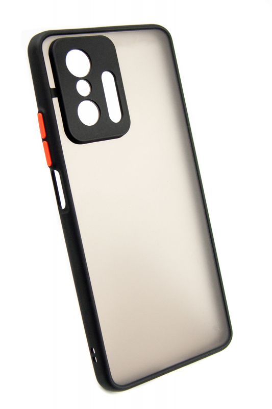 Чохол-накладка Dengos Matt для Xiaomi Mi 11T Black (DG-TPU-MATT-90)