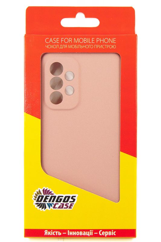 Чохол-накладка Dengos Soft для Samsung Galaxy A33 SM-A335 Pink (DG-TPU-SOFT-01)